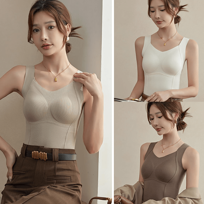 Leona™ | Warm, bequem und nahtlos mit integriertem BH | 1+2 GRATIS - Finezo.de