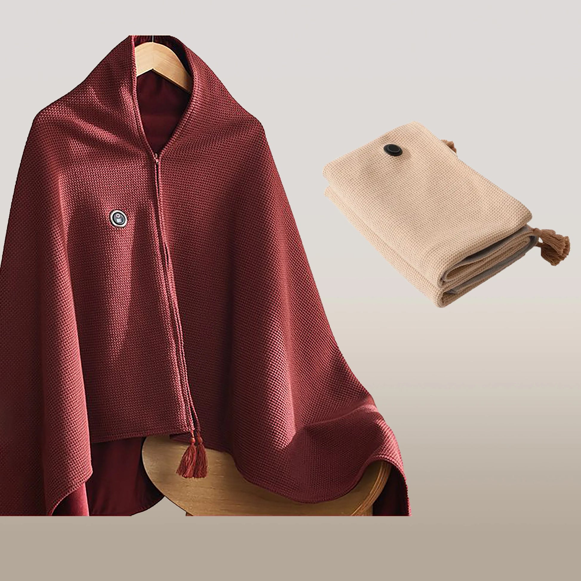 HeatWrap™ | Tragbarer USB beheizter Schal Decke | 50% RABATT - Finezo.de