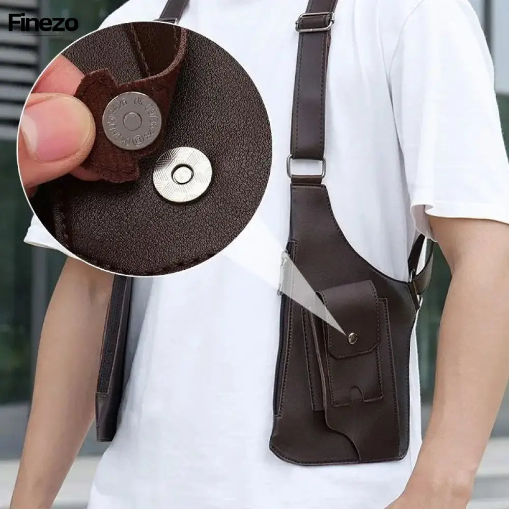Cavallo™ | Außen Anti-Diebstahl Unterarm Schultertasche für Männer | 50% RABATT