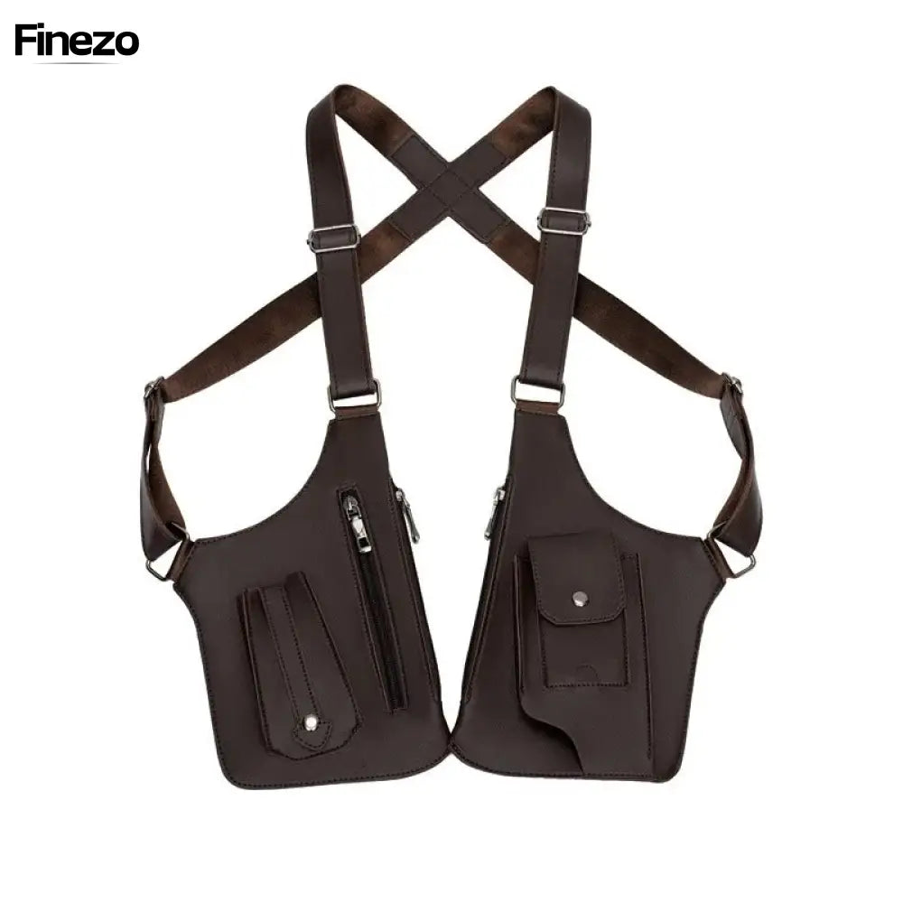 Cavallo™ | Außen Anti-Diebstahl Unterarm Schultertasche für Männer | 50% RABATT Braun