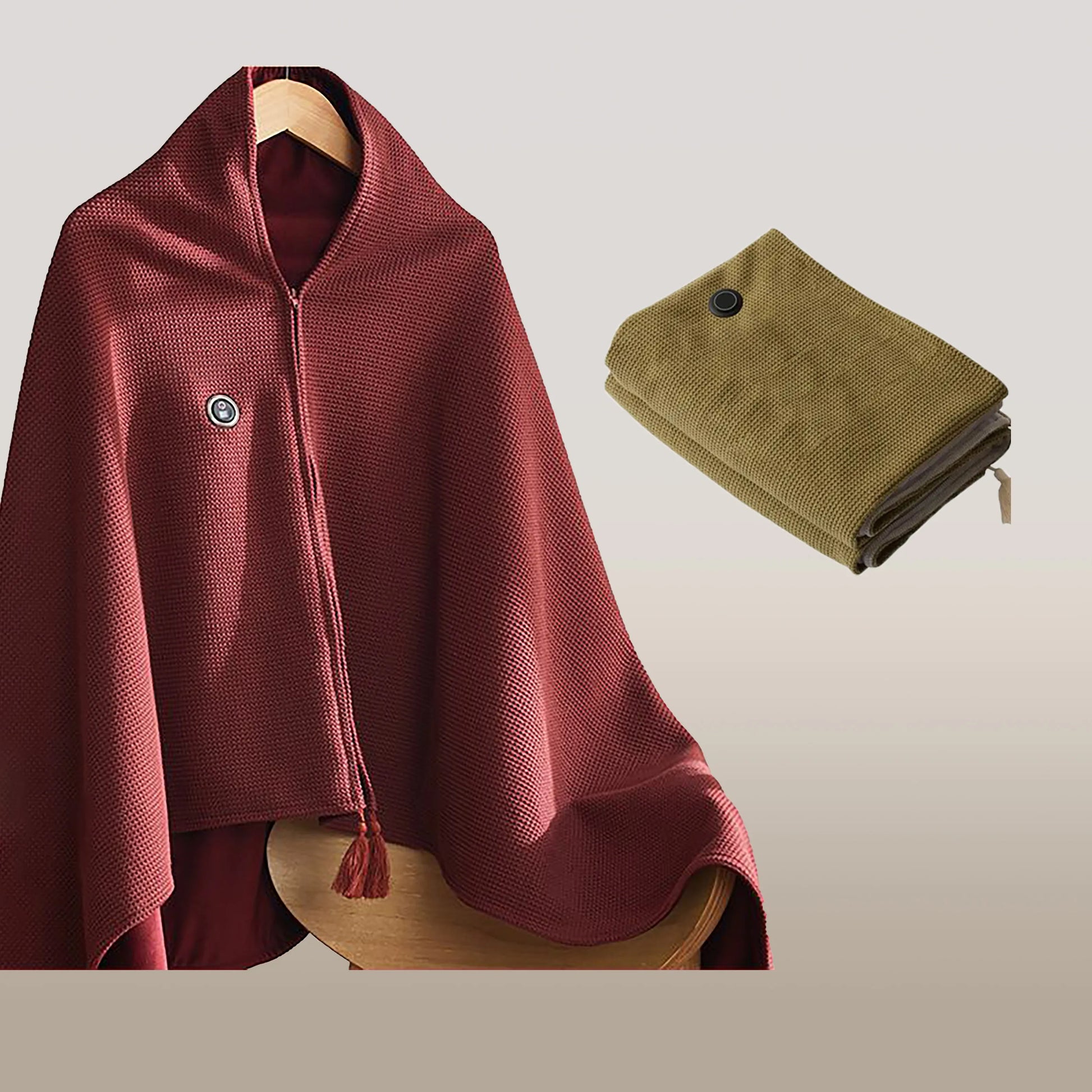 HeatWrap™ | Tragbarer USB beheizter Schal Decke | 50% RABATT - Finezo.de