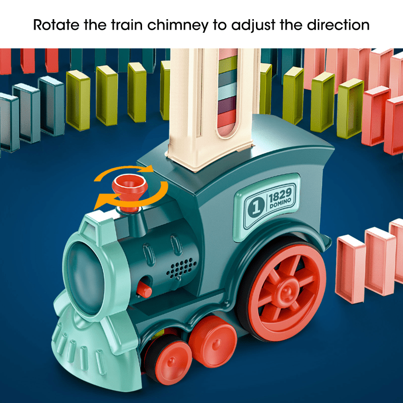 DominoTrain™ | Automatische Domino Legeset | 50% RABATT - Finezo.de