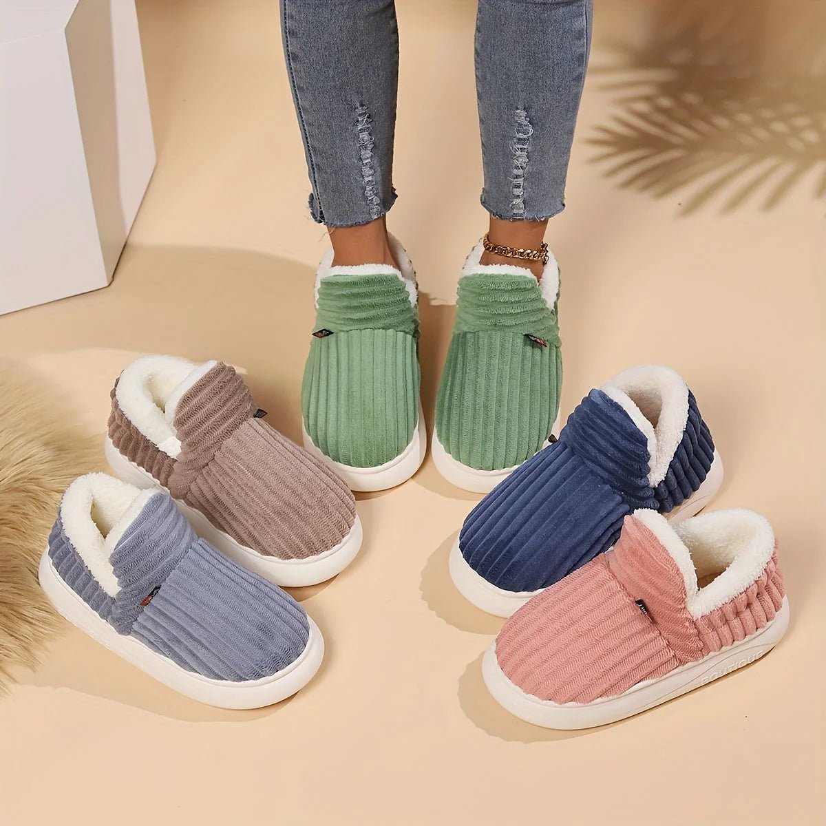 CozySole™ | Therapeutische Flauschige Fleece Winterbesen | 1+1 GRATIS - Finezo.de