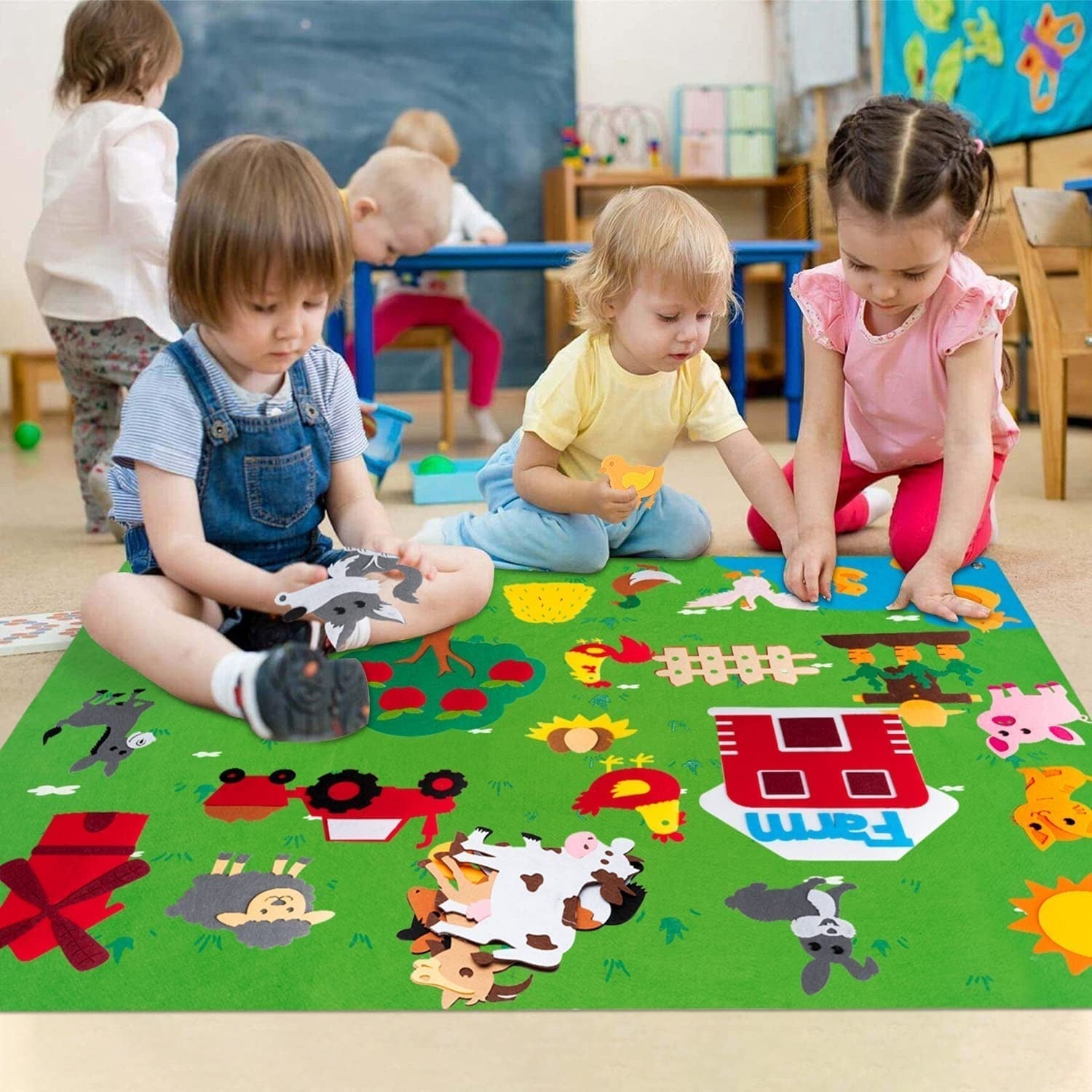 KidBoard™ | Endloses Entdecken und Spielen! - Filzbrett | 50% RABATt - Finezo.de