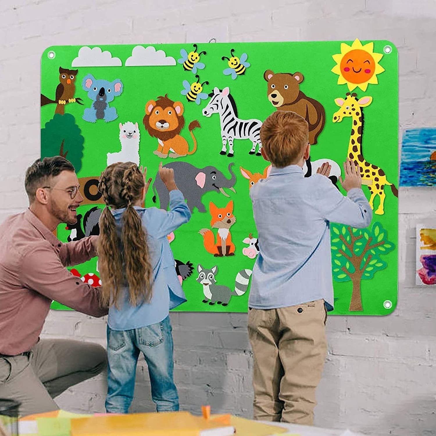 KidBoard™ | Endloses Entdecken und Spielen! - Filzbrett | 50% RABATt - Finezo.de
