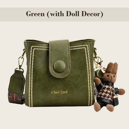 Rosa™ | Vintage Fashion Bag with Adjustable Wider Shoulder Strap | 505 RABATT - Finezo.de