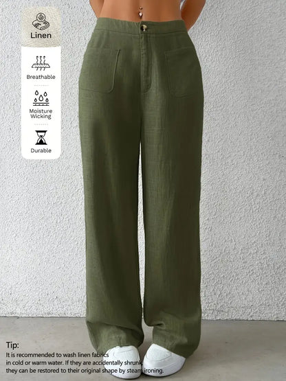 Evana | Atmungsaktive Leinenhose