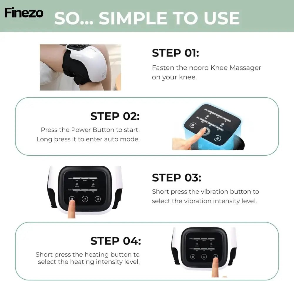 EaseMotion™ | Knie - Massager mit Rotlichttherapie | 50% RABATT - Finezo.de