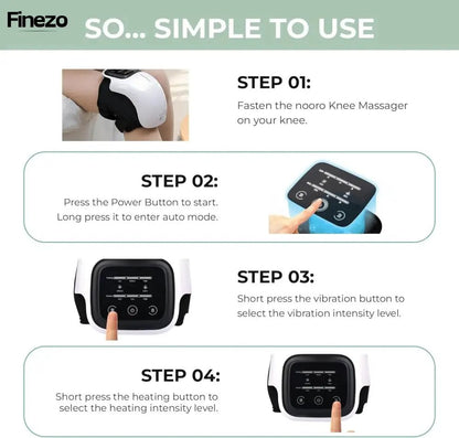 EaseMotion™ | Knie - Massager mit Rotlichttherapie | 50% RABATT - Finezo.de