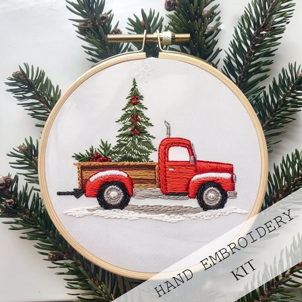 MerryStitch™ | Handgemaakte Weihnachts - Stickset für Anfänger - Finezo.de