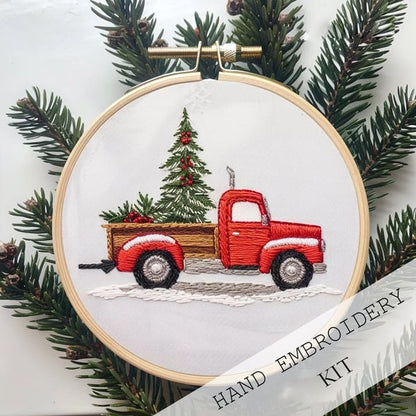 MerryStitch™ | Handgemaakte Weihnachts - Stickset für Anfänger - Finezo.de