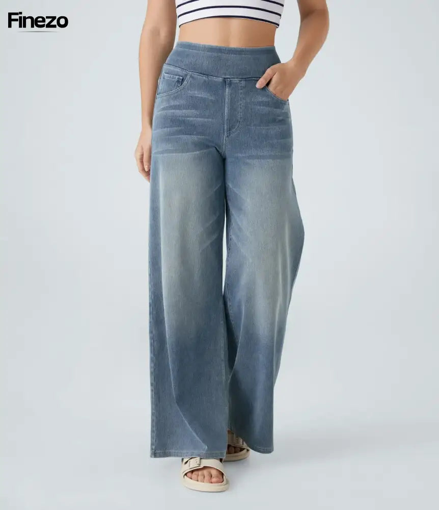 Eve™ | Elastische Hose mit hohem Bund | 1 + 1 GRATIS