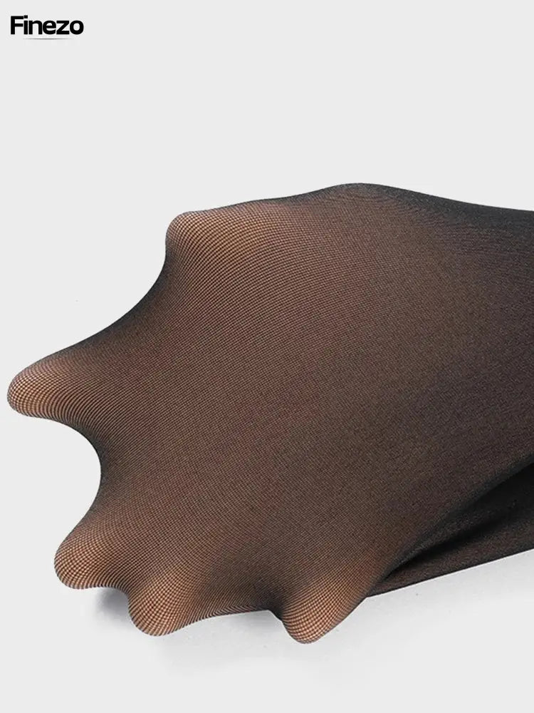 Finezo - Strumpfhosen im Bare - Leg - Look mit Fleece gefüttert - Finezo.de