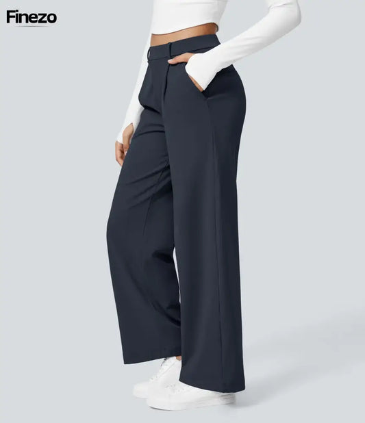 Finne™ - Weite Damenhose mit Hoher Taille