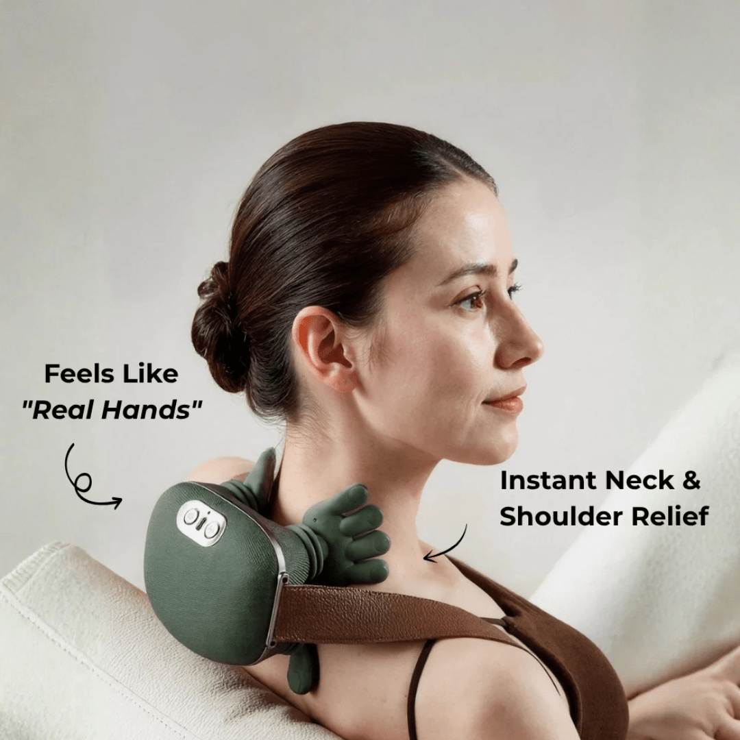 Finehand™ | Tragbarer Nacken - und Rückenmassagegerät - Finezo.de