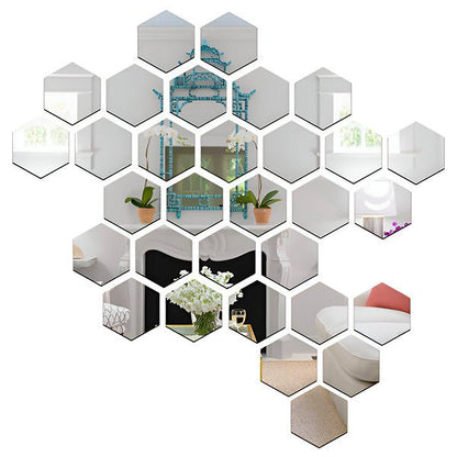 Hexmirror™ | Sechseck - Spiegel Wandaufkleber | 50% RABATT - Finezo.de