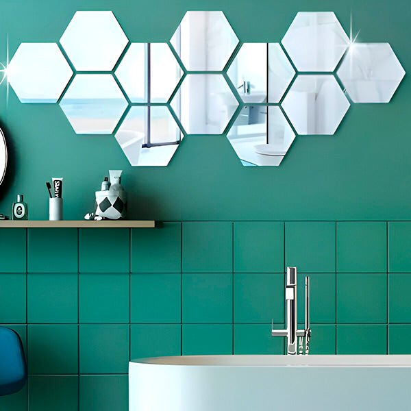 Hexmirror™ | Sechseck - Spiegel Wandaufkleber | 50% RABATT - Finezo.de