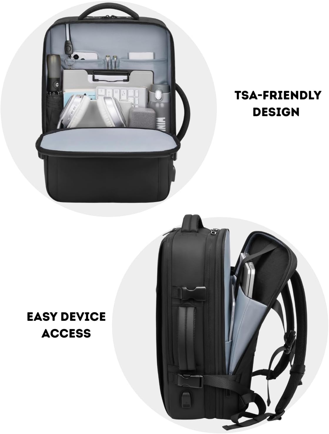 Komprimierbarer Reise - Rucksack - Finezo.de