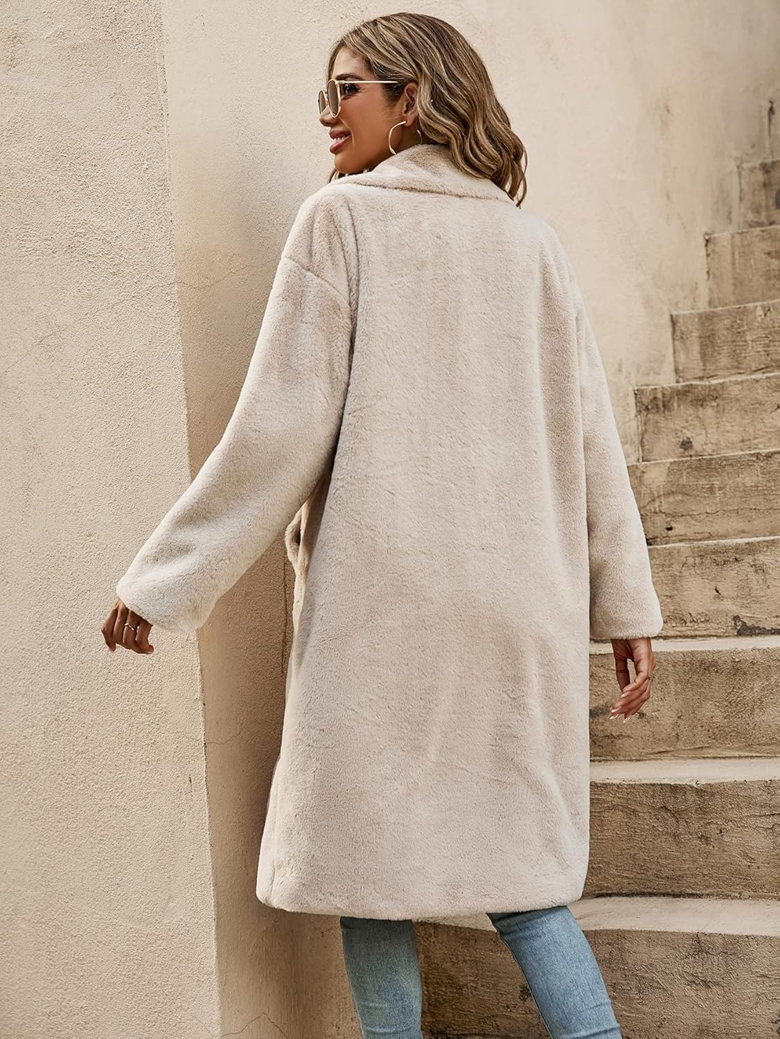 Juul™ | Kuscheliger Damen Teddy Mantel - 50% RABATT - Finezo.de