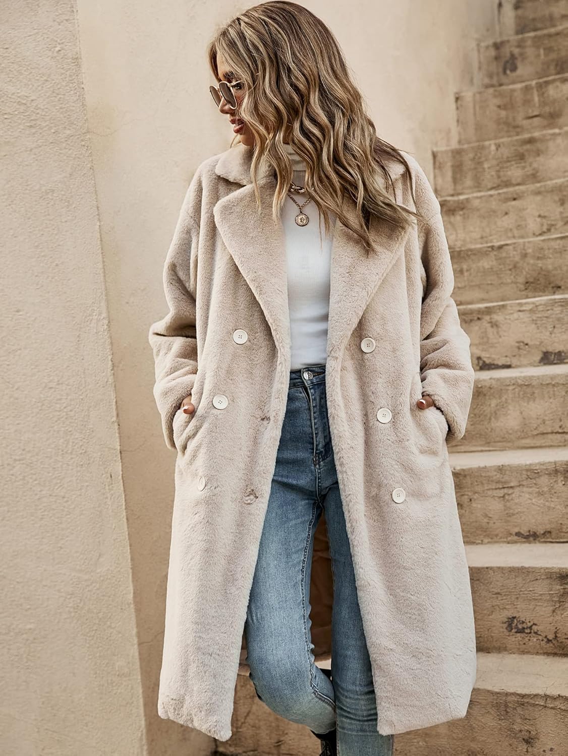 Juul™ | Kuscheliger Damen Teddy Mantel - 50% RABATT - Finezo.de