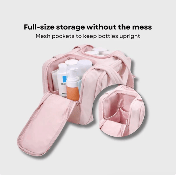 Reisefreundliche Kosmetiktasche