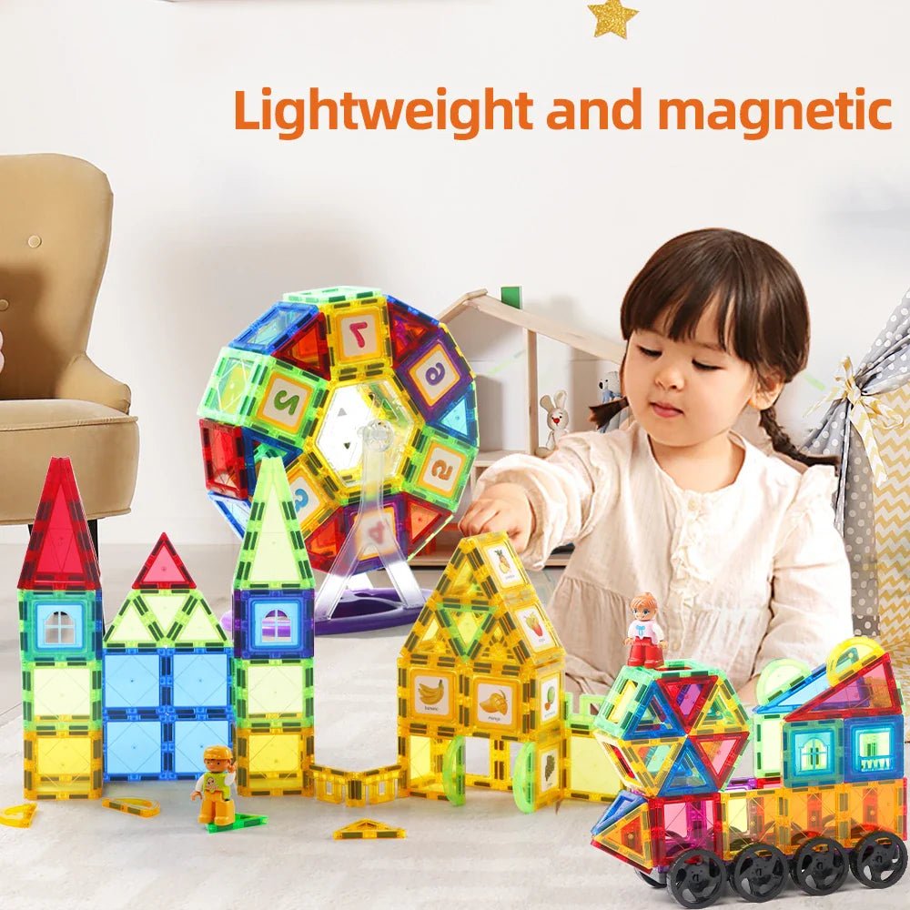 Magnet Toy™ | Kreativität Entwickeln - Magnetische Fliesen | 50% RABATT - Finezo.de