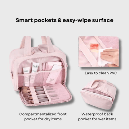 Reisefreundliche Kosmetiktasche