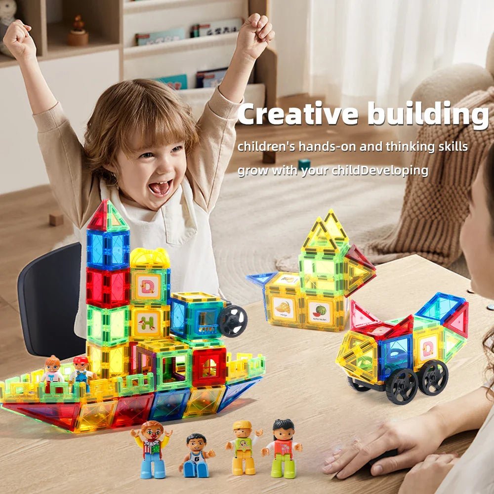 Magnet Toy™ | Kreativität Entwickeln - Magnetische Fliesen | 50% RABATT - Finezo.de
