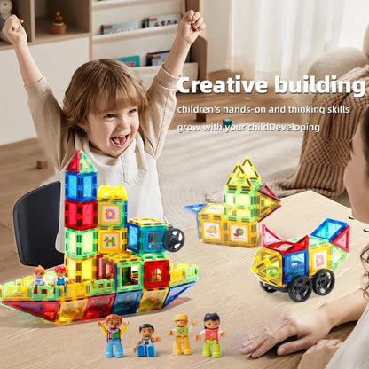 Magnet Toy™ | Kreativität Entwickeln - Magnetische Fliesen | 50% RABATT - Finezo.de