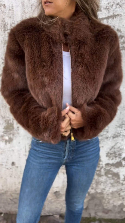 Sara | Flauschige Jacke - Finezo.de