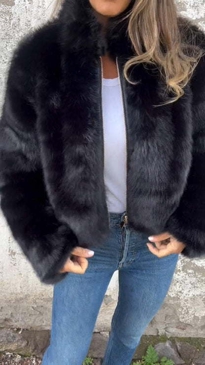 Sara | Flauschige Jacke - Finezo.de