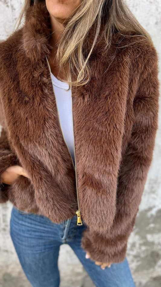 Sara | Flauschige Jacke - Finezo.de