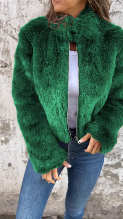 Sara | Flauschige Jacke - Finezo.de