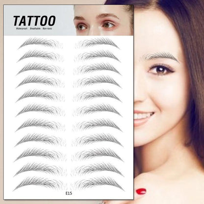BrowLuxe™ | 4D Waterproof Eyebrow Tattoo Stickers - 1+1 GRATIS - Finezo.de