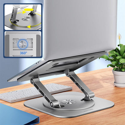 Flexistand™ | Verbessere Deinen Arbeitsplatz mit dem 360° drehbaren Laptop - und Tablet - Ständer | 50% RABATT - Finezo.de