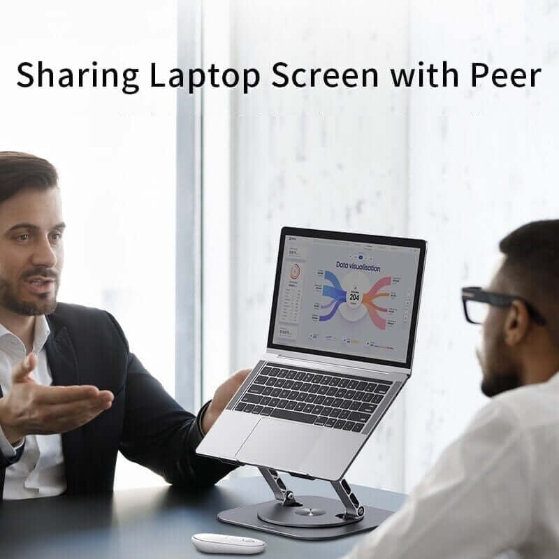 Flexistand™ | Verbessere Deinen Arbeitsplatz mit dem 360° drehbaren Laptop - und Tablet - Ständer | 50% RABATT - Finezo.de
