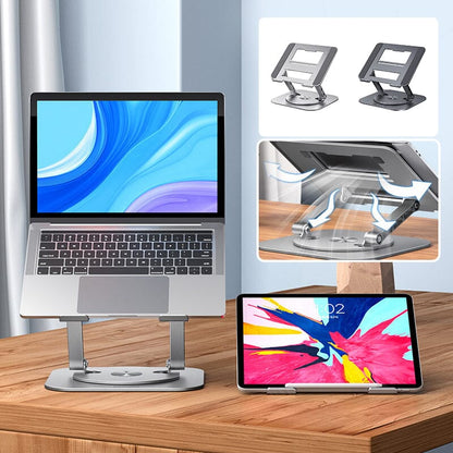 Flexistand™ | Verbessere Deinen Arbeitsplatz mit dem 360° drehbaren Laptop - und Tablet - Ständer | 50% RABATT - Finezo.de