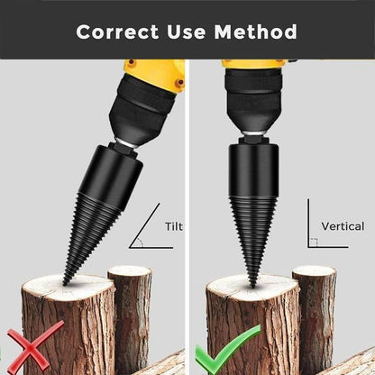 WoodSplit™ | Universal - Spaltbohrer für effizientes Holzspalten ohne Axt - Finezo.de