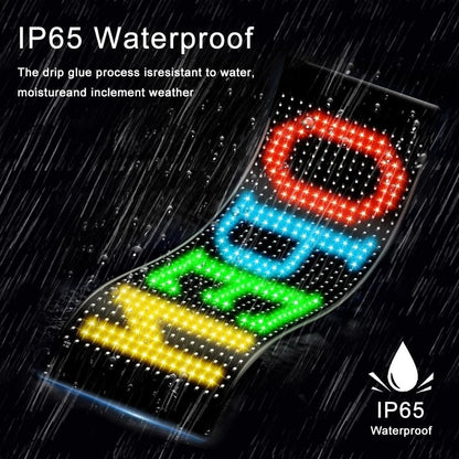 FlexLed™ | Flexibles, Wasserdichtes Auto - Werbebildschirm - Finezo.de