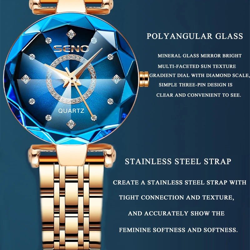 SENO Essence™ | Elegante Damenuhr aus Edelstahl | 50% RABATT - Finezo.de