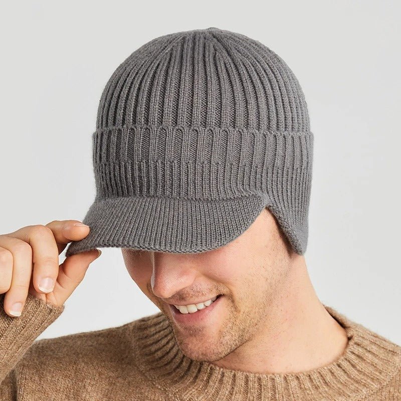 Strickmütze™ | Outdoor Elastische Warme Ohrenschutz Gebreite Mütze - Finezo.de