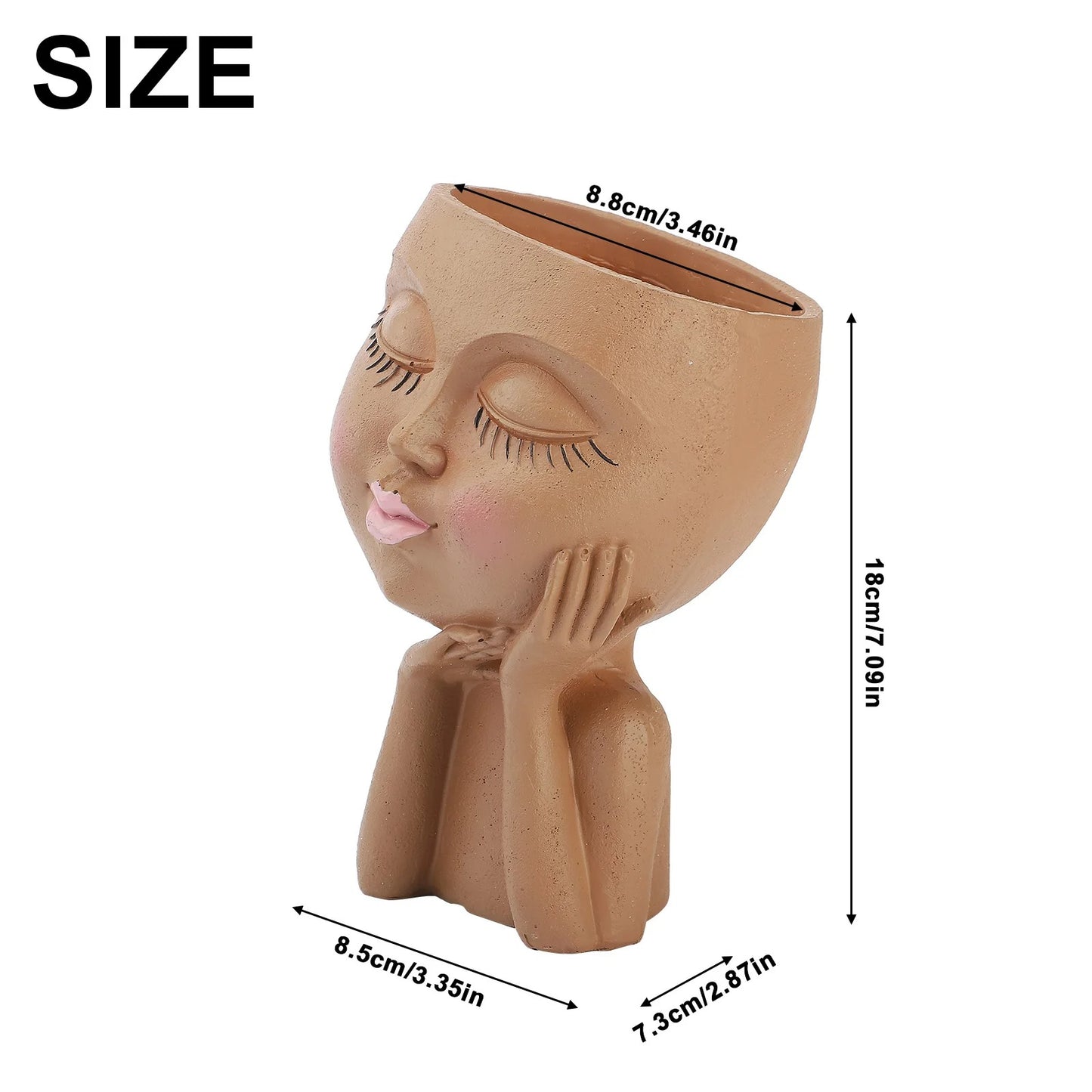 JoyBloom™ | Kunst Portrait Gesicht Pflanzer | 1+1 GRATIS - Finezo.de