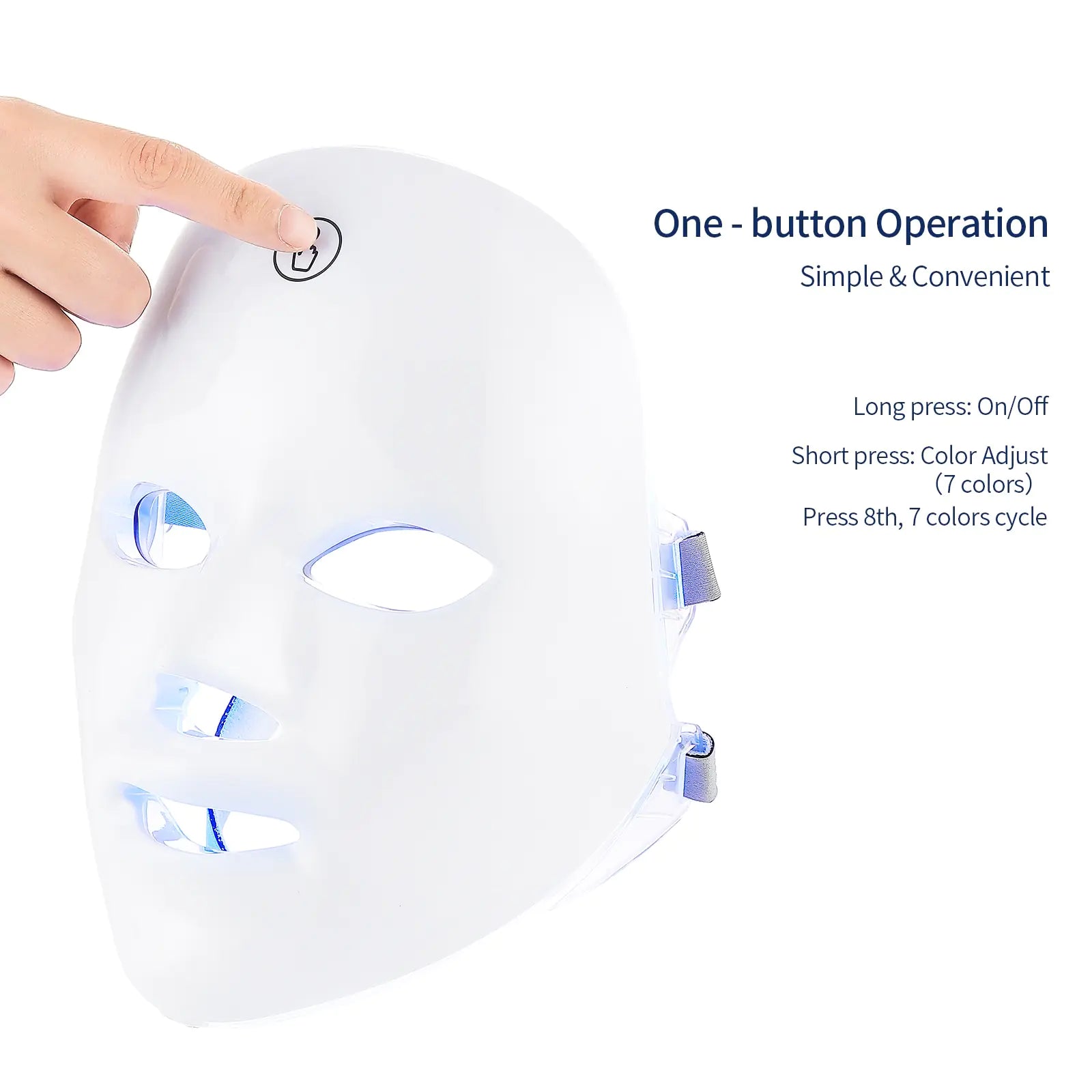 Aura Glow™ | USB Lade-LED-Gesichtsmaske