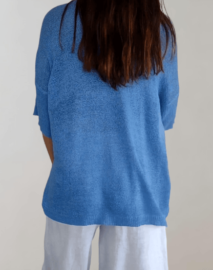 Jade™ | Strickoberteil mit V - Ausschnitt | 50% RABATT - Finezo.de