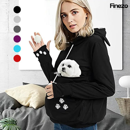 PawWrap™ | Der perfekte Känguru - Pulli für dich und deinen Liebling | 1+1 GRATIS - Finezo.de