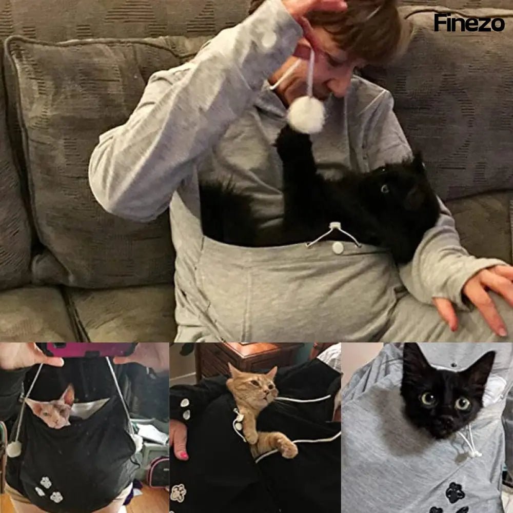 PawWrap™ | Der perfekte Känguru - Pulli für dich und deinen Liebling | 1+1 GRATIS - Finezo.de