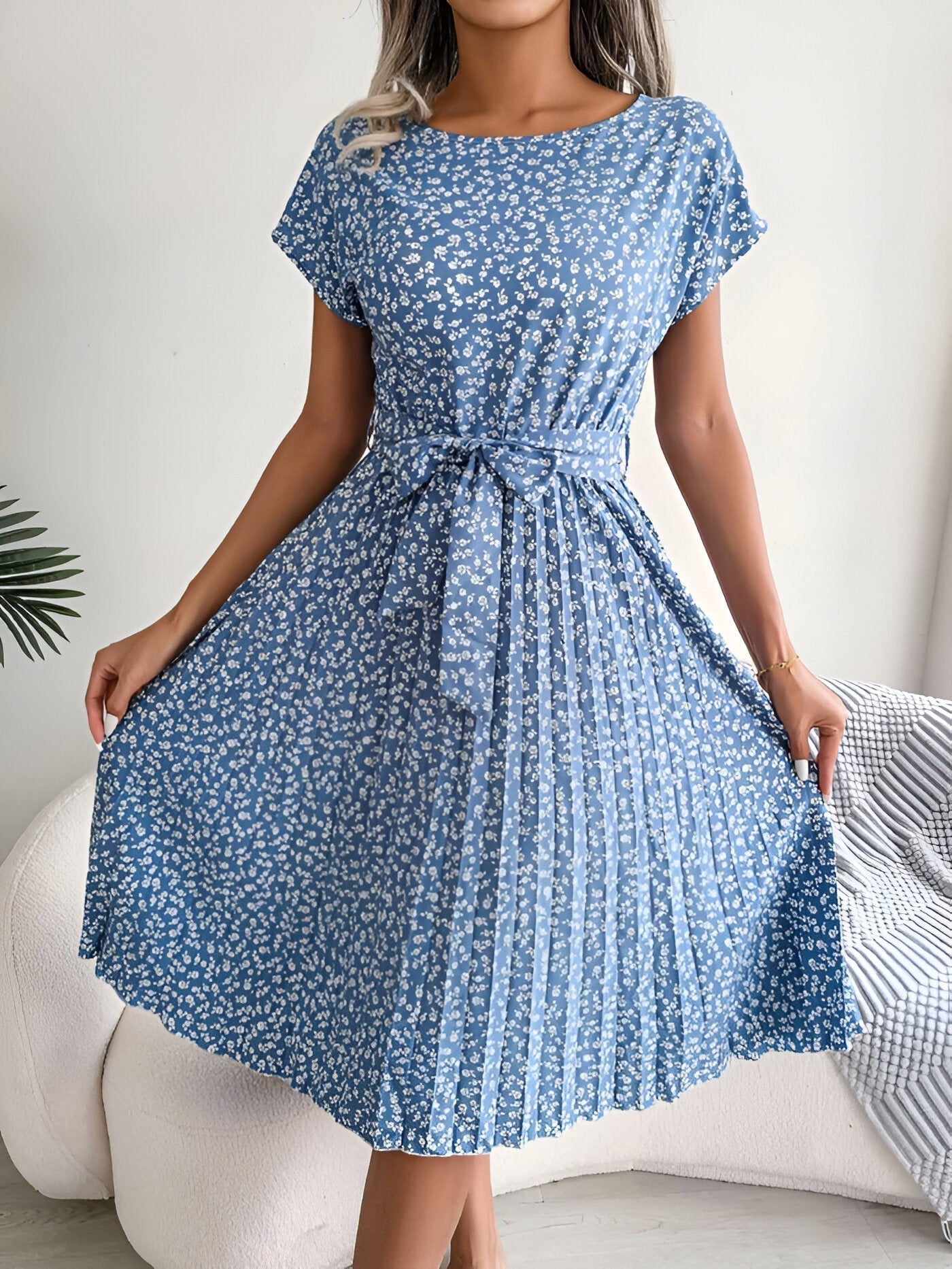 Havanna™ | GEPLOOIDE ELEGANZ KLEID - Finezo.de