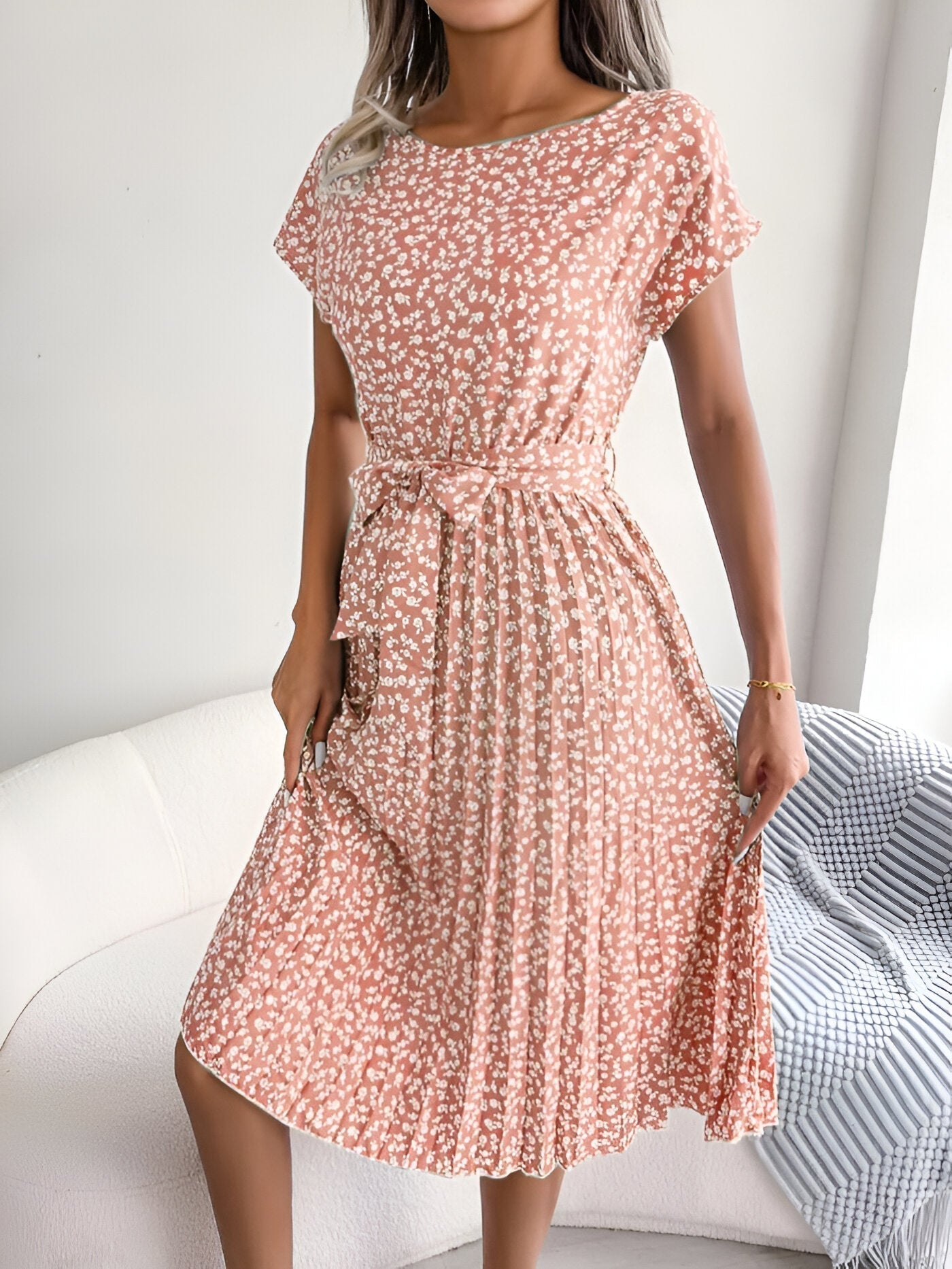 Havanna™ | GEPLOOIDE ELEGANZ KLEID - Finezo.de