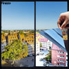 PrivacyWrap™ | Wärmedämmende Sichtschutzfolie für Fenster | 50% RABATT 90x200 cm / Hellsilber