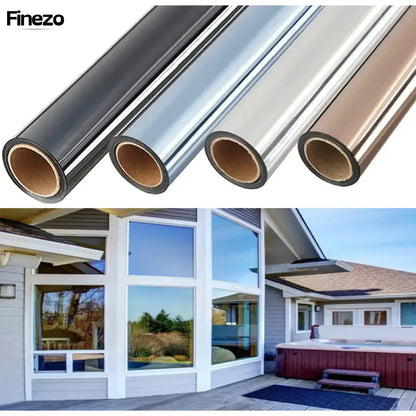 PrivacyWrap™ | Wärmedämmende Sichtschutzfolie für Fenster | 50% RABATT 90x200 cm / Hellsilber
